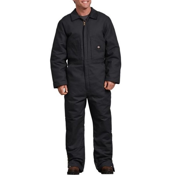 🆕 DICKIES MEN COVERALLS - INSULATED - DARK NAVY - MEN - Picture 1 of 2